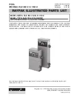 Raypak ELS 1102-2 Illustrated Parts List preview