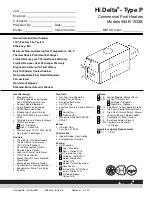 Предварительный просмотр 1 страницы Raypak HIDELTA 992B Specification Sheet