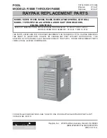 Raypak RP2100 ASME R185B Replacement Parts Manual preview