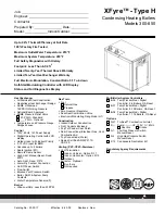 Предварительный просмотр 1 страницы Raypak XFYRE 500 Specifications