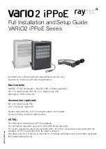 Raytec VARIO2 series Full Installation And Setup Manual preview