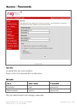 Preview for 41 page of Raytec VARIO2 series Full Installation And Setup Manual