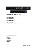 Rayvision RVH1004 Network Setup Manual preview