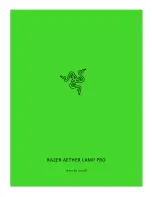 Предварительный просмотр 1 страницы Razer AETHER LAMP PRO Master Manual