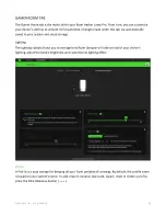 Предварительный просмотр 17 страницы Razer AETHER LAMP PRO Master Manual