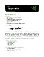 Preview for 1 page of Razer Imperator Master Manual