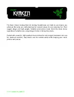Razer KRAKEN Pro Quick Manual preview