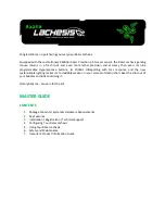 Razer Lachesis Master Manual preview