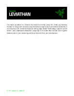 Предварительный просмотр 1 страницы Razer Leviathan Quick Start Manual