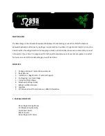 Razer Saga Master Manual preview