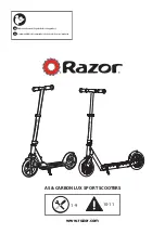Razor A5 CARBON LUX Manual preview