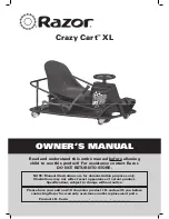 Razor Crazy Cart XL Owner'S Manual preview