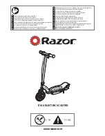 Razor E100 series Manual preview