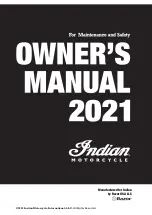 Razor Indian eFTR Mini 2021 Owner'S Manual preview