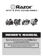 Preview for 1 page of Razor jetts Owner'S Manual