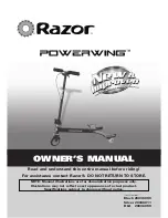 Razor Powerwing Owner'S Manual preview