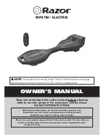 Razor RipStik Electric Owner'S Manual preview