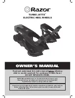 Razor TURBO JETTS Owner'S Manual preview