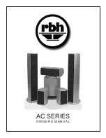 Preview for 1 page of RBH Sound AC Series Owner'S Manual