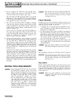 Preview for 12 page of RBI FUTERA III Series Installation And Operating Instructions Manual