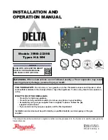 Preview for 1 page of Rheem Raypak Delta Limited 399B Installation And Operation Manual