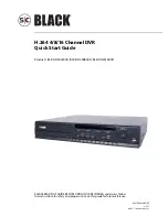 S/C Black BLK-DH200400D Quick Start Manual preview