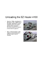 Предварительный просмотр 21 страницы S.D.P. EZ Hauler 4100 Training & Procedure Manual