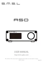 Предварительный просмотр 8 страницы S.M.S.L A50 User Manual