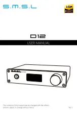 Preview for 10 page of S.M.S.L D12 User Manual