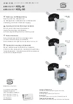 S+S Regeltechnik Aerasgard KCO2-W Operating Instructions, Mounting & Installation preview
