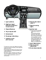 Предварительный просмотр 5 страницы Saab 9-3 Quick Reference Manual