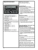 Предварительный просмотр 10 страницы Saab 9-3 Quick Reference Manual