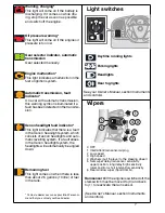 Preview for 7 page of Saab 9-5 Quick Reference Manual