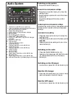 Preview for 9 page of Saab 9-5 Quick Reference Manual