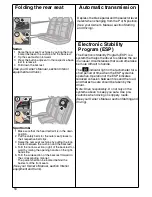 Preview for 16 page of Saab 9-5 Quick Reference Manual