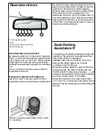 Preview for 18 page of Saab 9-5 Quick Reference Manual