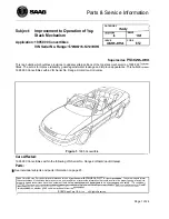 Предварительный просмотр 37 страницы Saab 900 Convertible Manual