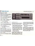 Preview for 31 page of Saab 9000 1995 Owner'S Manual