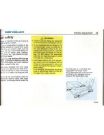 Preview for 45 page of Saab 9000 1995 Owner'S Manual