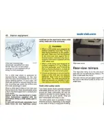 Preview for 46 page of Saab 9000 1995 Owner'S Manual