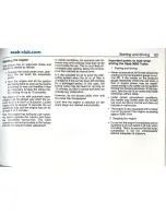 Preview for 61 page of Saab 9000 1995 Owner'S Manual