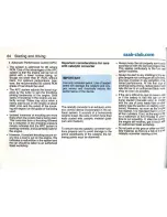 Preview for 62 page of Saab 9000 1995 Owner'S Manual