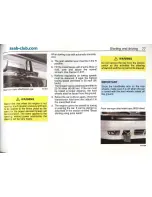 Preview for 74 page of Saab 9000 1995 Owner'S Manual