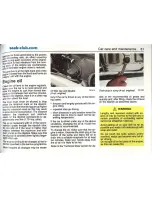 Preview for 77 page of Saab 9000 1995 Owner'S Manual