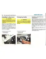 Preview for 86 page of Saab 9000 1995 Owner'S Manual