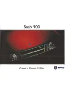 Saab 9001994 Owner'S Manual preview