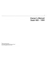 Preview for 3 page of Saab 9001994 Owner'S Manual