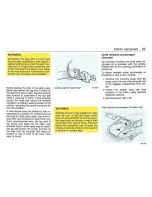 Preview for 27 page of Saab 9001994 Owner'S Manual