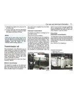 Preview for 73 page of Saab 9001994 Owner'S Manual