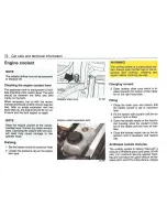 Preview for 74 page of Saab 9001994 Owner'S Manual